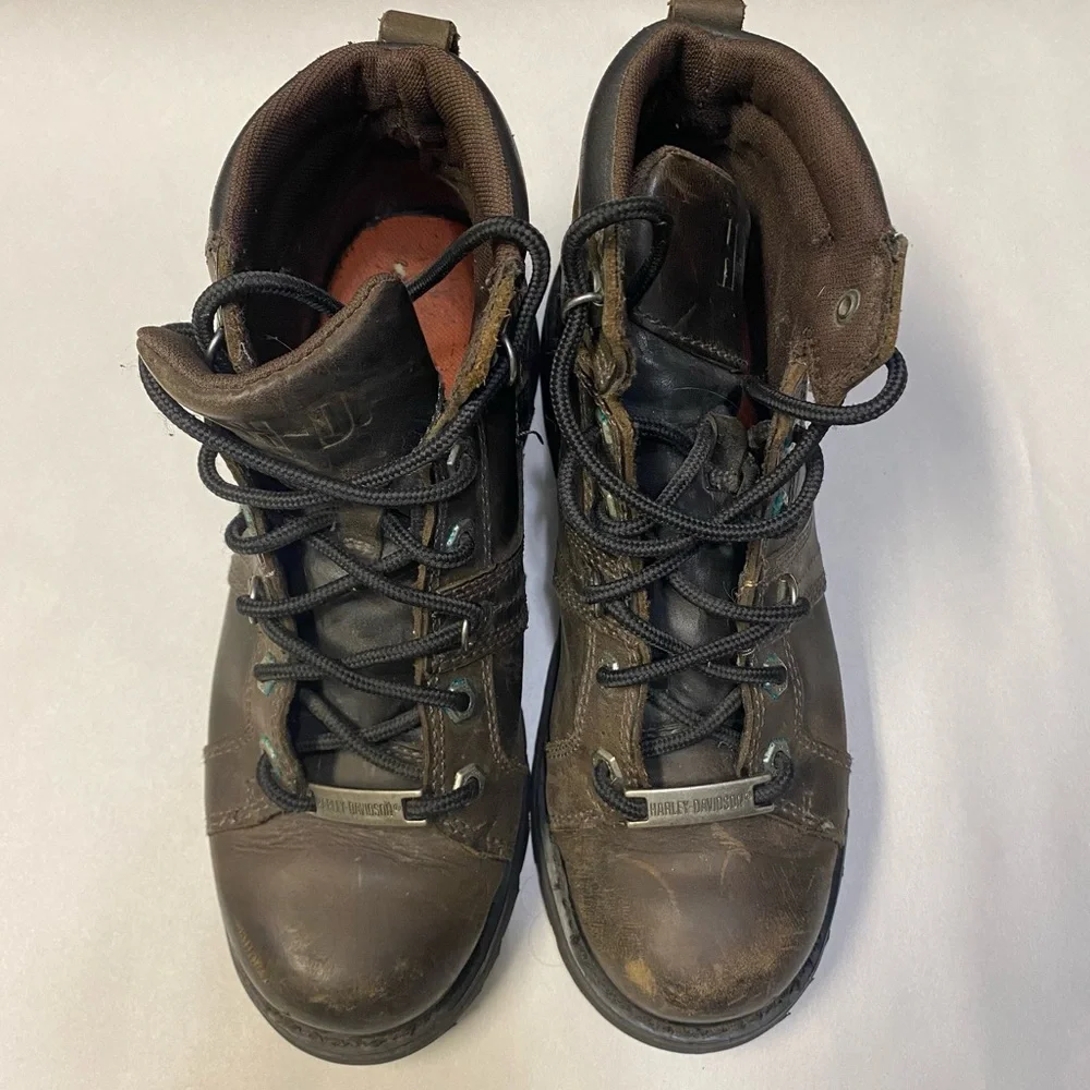 Harley-Davidson Men’s Ruskin 5-In Motorcycle Boots Size 7.5M Brown Biker Riding